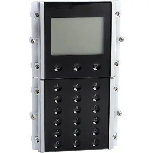 Comelit 3360B iKall oproep-display belmodule 2-draads aluminium kunststof zwart