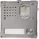 Comelit 3268S/1 vandalcom a/v frontplaat met 1 drukknop rvs