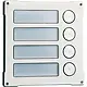 Comelit 3064S vandalcom module met 4 beldrukkers 2-draads inbouw rvs