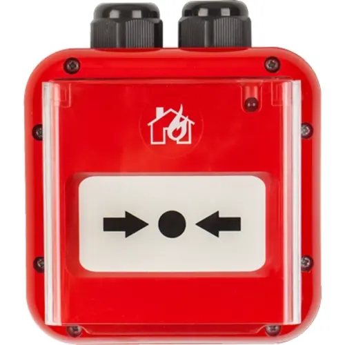 Comelit 41PAE020 adresseerbare handmelder type A bedraad IP67 rood