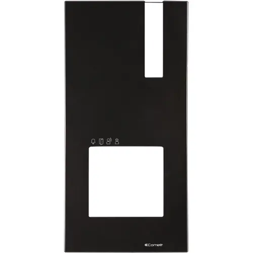 Comelit 4793MB frontpaneel voor quadra(m) deurstation opbouw aluminium zwart