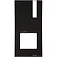 Comelit 4793MB frontpaneel voor quadra(m) deurstation opbouw aluminium zwart