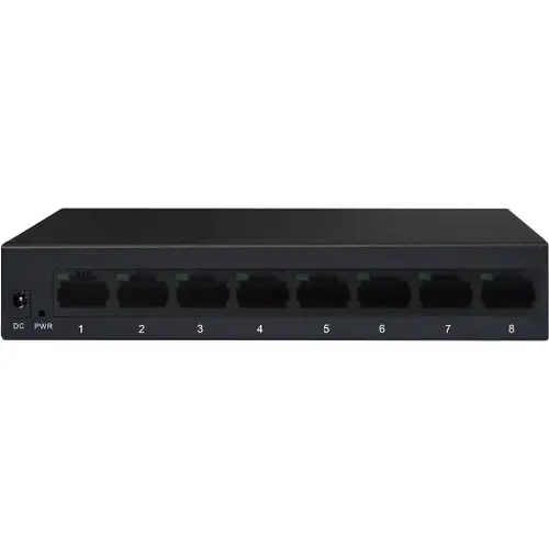 Comelit IPSWN08N01A netwerkswitch 8-poorts gigabit niet-managebaar tafelmodel IP20