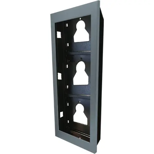 Comelit UT9163 ultra inbouwframe 3-voudig aluminium zilver