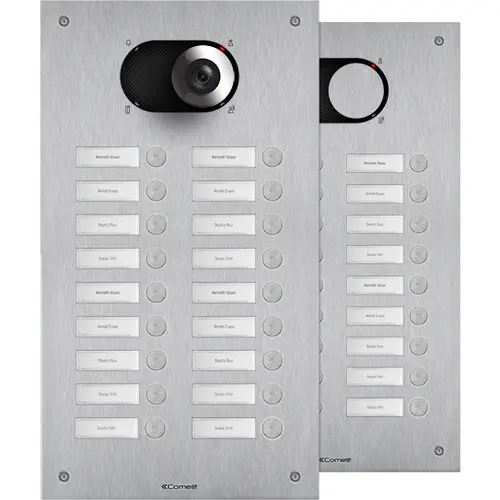 Comelit IX0218 deurbelpaneel 18 drukknoppen inbouw RVS IP54