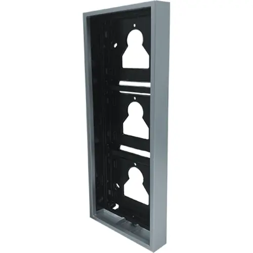 Comelit UT9173 ultra frame 3-voudig opbouw aluminium zilver