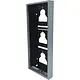 Comelit UT9173 ultra frame 3-voudig opbouw aluminium zilver