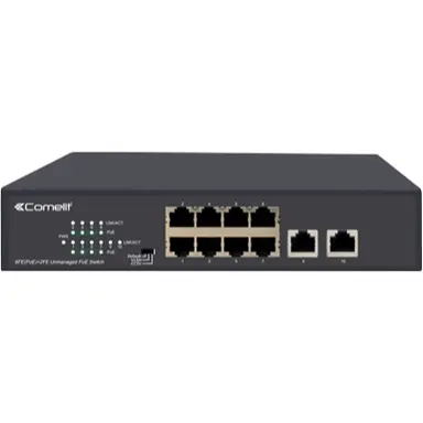 Comelit IPSWP08N100A switch 8-poorts PoE+ 120W tafelmodel IP20