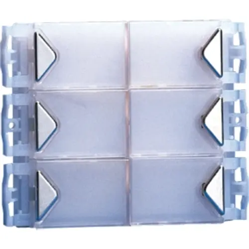 Comelit 3323/6 Powercom 6-voudige drukknopmodule 2-draads inbouw wit