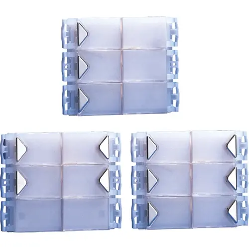 Comelit 3322/6 inbouw beldrukknopmodule 6-voudig multi-wire-systeem rvs