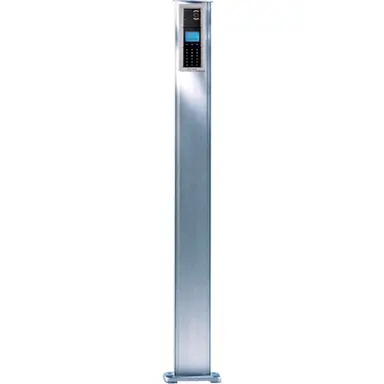 Comelit 3640/1 Powercom zuil vrijstaand 1 module aluminium zilver