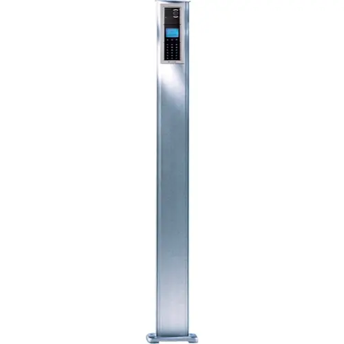 Comelit 3640/1 Powercom zuil vrijstaand 1 module aluminium zilver