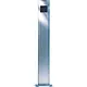 Comelit 3640/1 Powercom zuil vrijstaand 1 module aluminium zilver