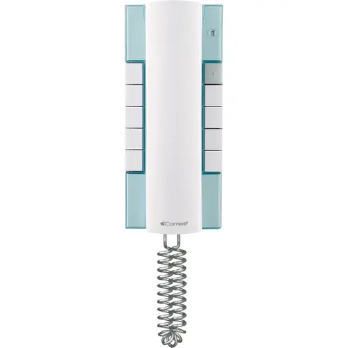 Comelit 2619 audio toestel opbouw 2-draads wit kunststof