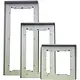Comelit 31124L ikall regenkap 4-voudig opbouw aluminium zilver