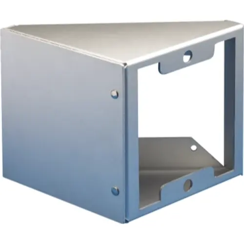 Comelit 3649/1 powercom opbouwbehuizing 45° 1 module aluminium zilver