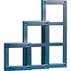 Comelit 3161/3 vandalcom frame 3 modulen inbouw aluminium bruin