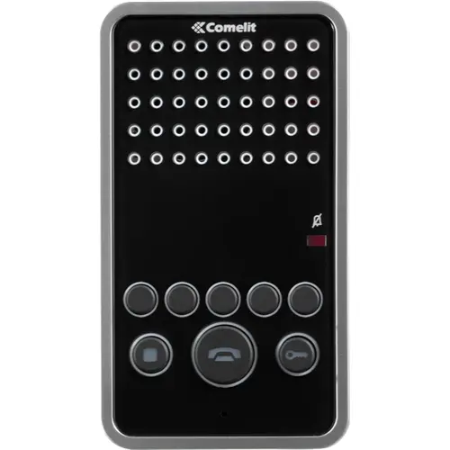 Comelit 6203B easycom black binnenpost deurcommunicatie handsfree opbouw LAN zwart