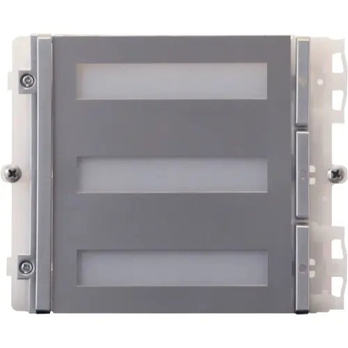 Comelit 33433M iKall-Metaal 3-voudige drukker module SB RVS
