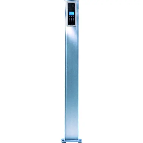 Comelit 3640/2 communicatiezuil vrijstaand 2 moduleplaatsen 117cm zilver