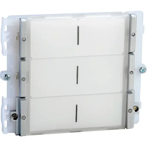 Comelit 33426 iKall 6-voudige drukknopmodule traditioneel systeem wit