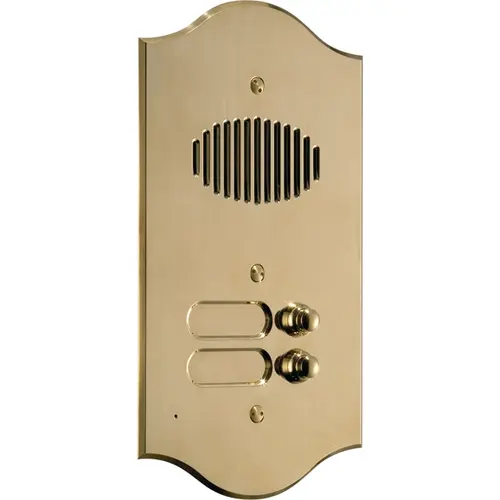 Comelit 3005/RI deurbelpaneel inbouw 5 beltoetsen infoschild goud IP54 IK08