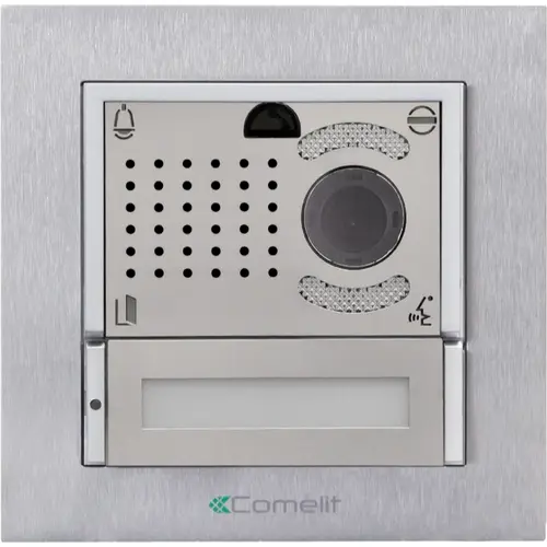 Comelit 4894HIM deurstation Ikall Metal met camera inbouw IP54 zwart