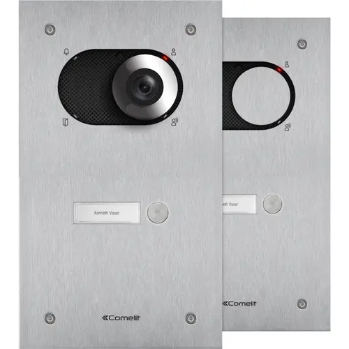 Comelit IX0101 switch deurbelpaneel inbouw RVS 1 drukknop IP54