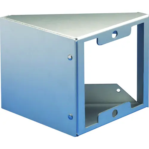 Comelit 3649 3 opbouwbehuizing 45° powercom 3 modulen aluminium zilver
