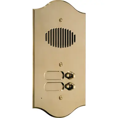 Comelit 3001/RI roma deurbelpaneel 1 beldrukker inbouw goud IP54