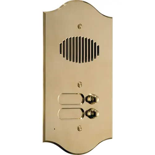 Comelit 3001/RI roma deurbelpaneel 1 beldrukker inbouw goud IP54