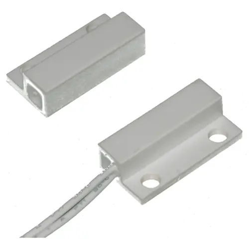 Comelit 30087009 opbouw-magneetcontact met aansluitkabel voor deuren wit mat kunststof