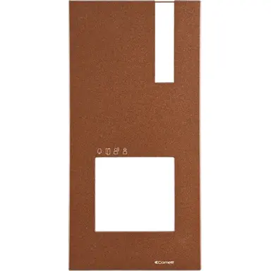 Comelit 4793MC frontpaneel voor quadra(M) deurstation opbouw aluminium corten-like