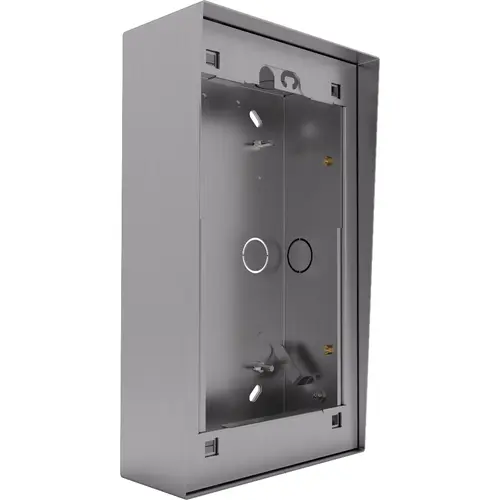 Comelit IX9160 opbouwbehuizing voor panelen 1-2-3-4 drukknoppen RVS zilver
