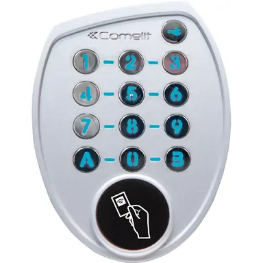 Comelit SKR codeslot met lezer opbouw standalone 12VDC IP65 grijs