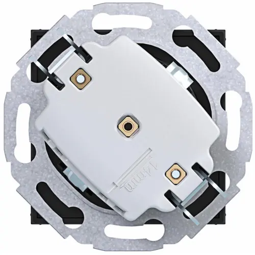 Hager Berker WAS1105AT wandcontactdoos randaarde 45 graden gedraaid A1/A8/C1/C8 antraciet mat