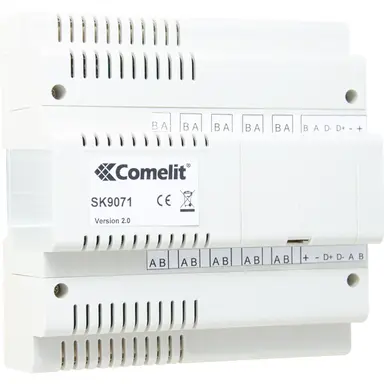 Comelit SK9071 simplekey lift interface met 10 relais uitgangen wit