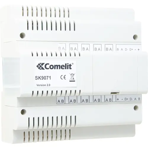 Comelit SK9071 simplekey lift interface met 10 relais uitgangen wit