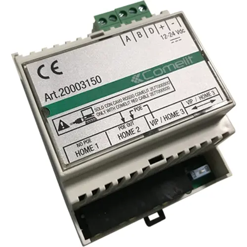 Comelit 20003150 simplehome hub DIN-rail adapter 100000000Bd IP20 wit glanzend