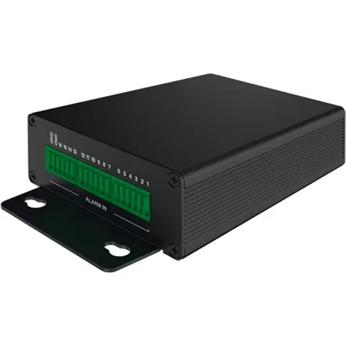 Comelit USBOX01A uitbreiding alarmcontacten USB 16 ingangen 6 uitgangen opbouw zwart