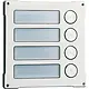 Comelit 3164S vandalcom 4-voudige drukknopmodule inbouw rvs