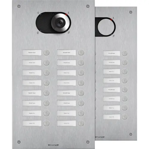 Comelit IX0216 Switch deurbelpaneel 16 drukknoppen 2 rijen IP54 rvs