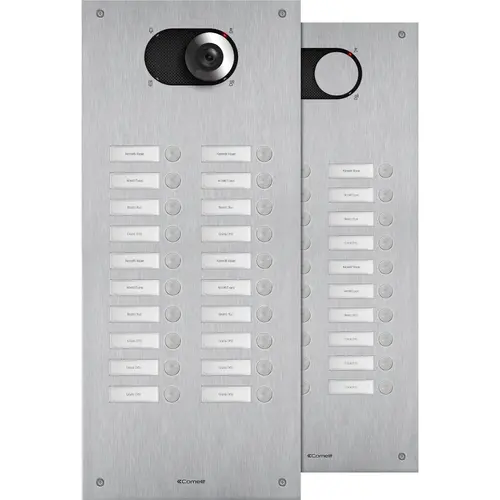 Comelit IX0220 Switch deurbelpaneel 20 drukknoppen inbouw stucwerk IP54 RVS geborsteld