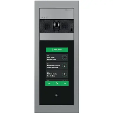 Comelit UT2090 SB2 inbouw touchpaneel 2-draads met camera IP65 zilver