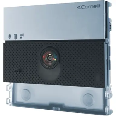 Comelit UT1020 video-module 2-draads kleurencamera inbouw aluminium zwart