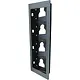 Comelit UT9164 ultra inbouwframe 4 modulen aluminium zilver