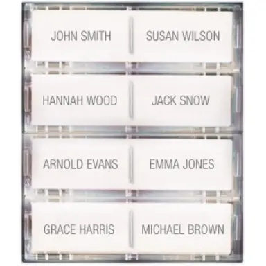 Comelit CA9212 druktoets 4-voudig bussysteem opbouw RVS