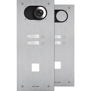 Comelit IX0102CO Switch deurbelpaneel 2 drukknoppen inbouw vandaalbestendig IP54 rvs