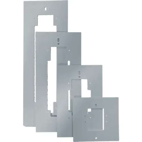 Comelit UT9143 ULTRA adapterplaat inbouwdoos 3 modulen aluminium zilver