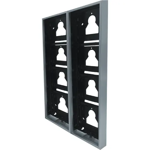 Comelit UT9178 ultra frame met opbouwbehuizing 8 modulen aluminium zilver